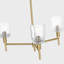 Lustre de salle à manger avec abat-jour transparent Thom Filicia Coury Light-249220013-249220012-249220000