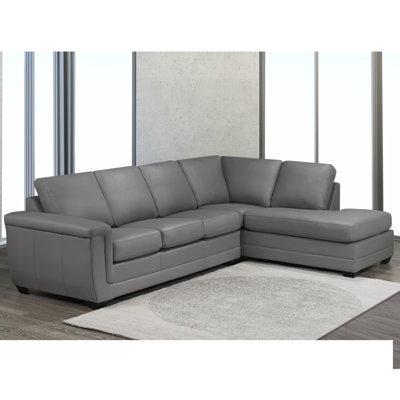 Upholstered L-Shaped Sectional Right Hand Facing