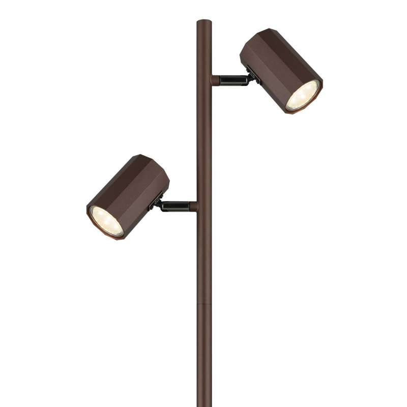 158cm Traditional Floor Lamp, Brown