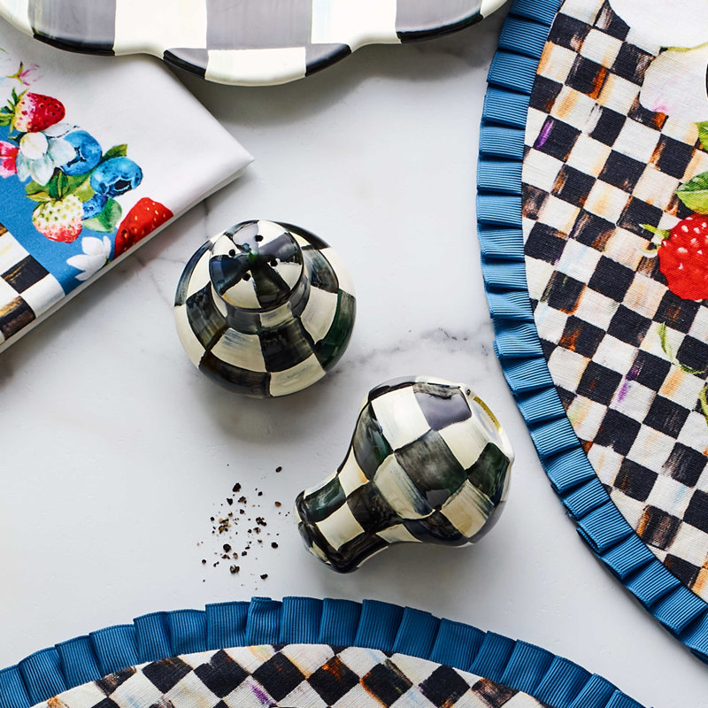Courtly Check® Salt & Pepper Shakers
