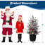 Arbre de Noël illuminé 3 pi, arbres de Noël artificiels avec éclairage, arbres de Noël avec lumières