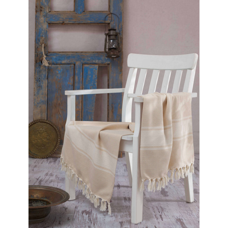 Serviette de plage 100% coton Harietta