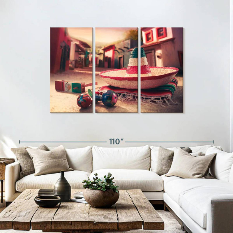 Abarca Mexican Medley, 48" H x 74" W
