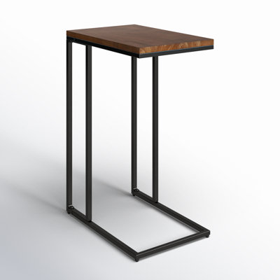 Solid Wood Top End Table