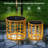 Kacyn Outdoor Wicker Solar Nesting Round Side Table With Built-in Lights