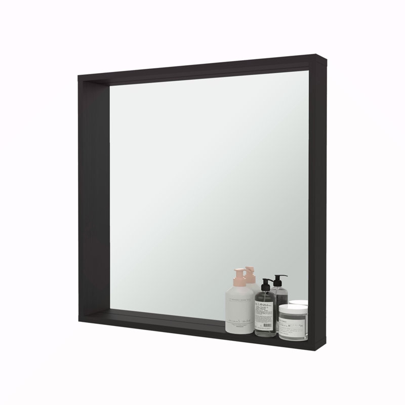 Armoire de toilette murale avec rangement Wenge