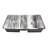 CozyBlock 42'' L Triple Bowl Stainless Steel Kitchen Sink