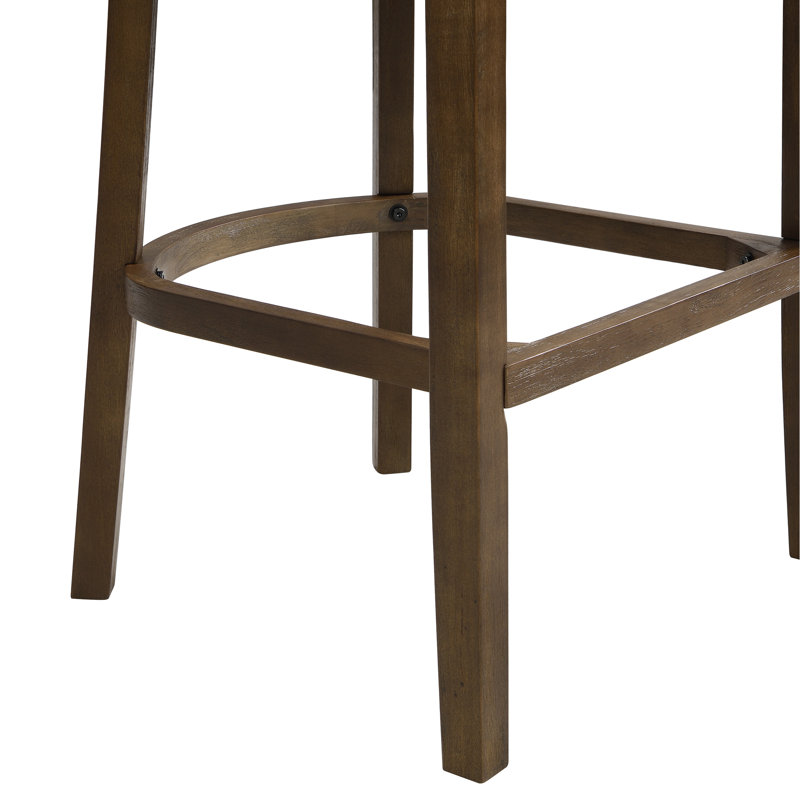 Tabourets de bar (ensemble de 2), Noyer, Tabouret de bar (siège d'une hauteur de 30 po)
