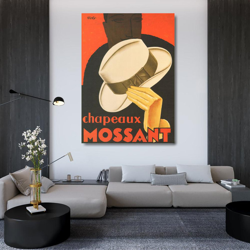 Chapeaux Mossant, H 48 po x l 34 po