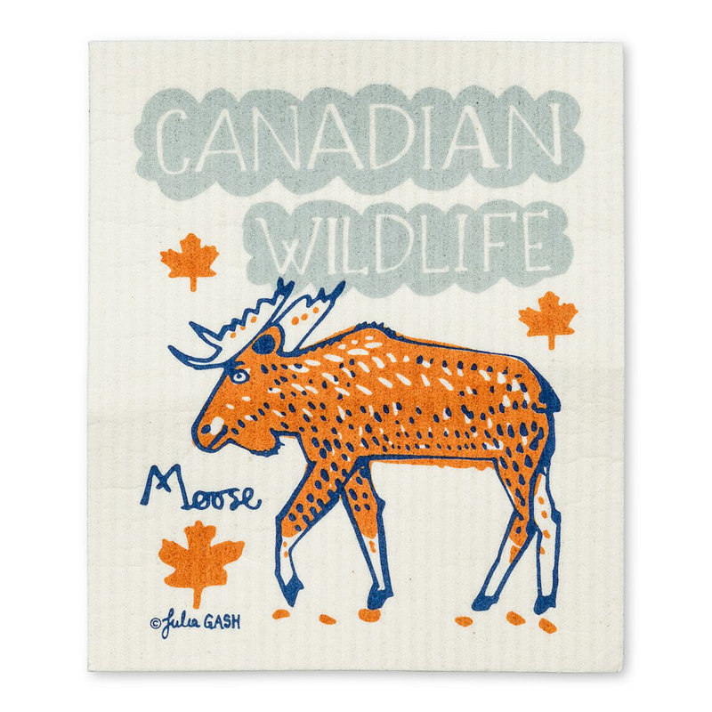 Ensemble de 2 torchons Canadian Wildlife