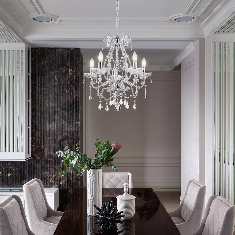 Damieon 5 - Light Crystal Dimmable Classic / Traditional Chandelier