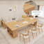Brown Rectangular Solid Wood desk-123151665
