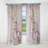 Pink And Grey Cherry Blossom Charm - Flowers Blackout Floral Curtain - 1 Panel-107808343