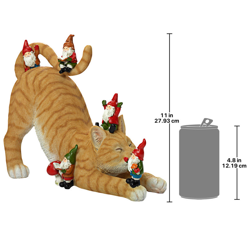 Statue gnome félins catatonic