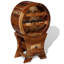Agetina Floor Wine Bottle Rack Brown