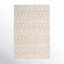 Tapis bleu / crème en laine tissé à plat à la main Tribeca-117126268