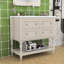 Armoire de meuble-lavabo moderne avec cadre en bois et quatre tiroirs-561101019