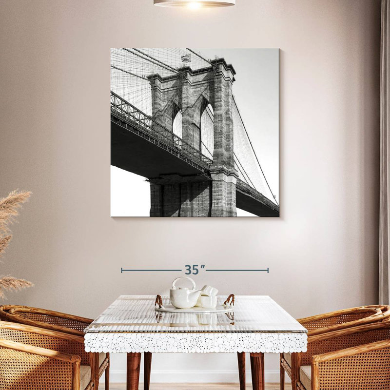 Lilie BW Brooklyn Bridge, H 39 po x l 39 po