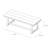 Lamontre Pine Rectangular Solid Wood Top with Solid Wood Base Dining Table-97774285