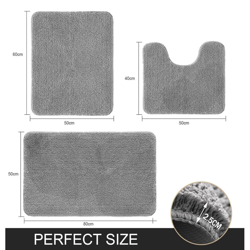 Microfiber / Microsuede Bath Rug