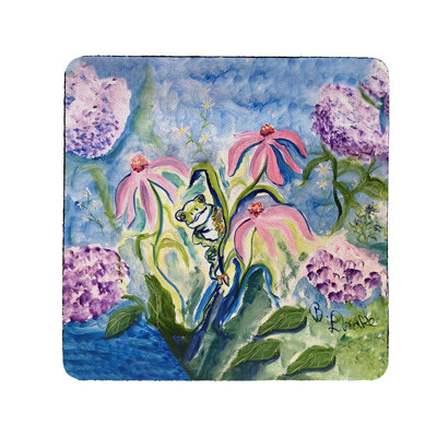 Sous-verre à fleurs