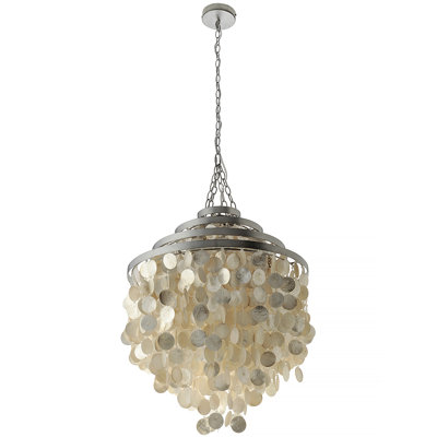 2 - Light Dimmable Tiered Chandelier