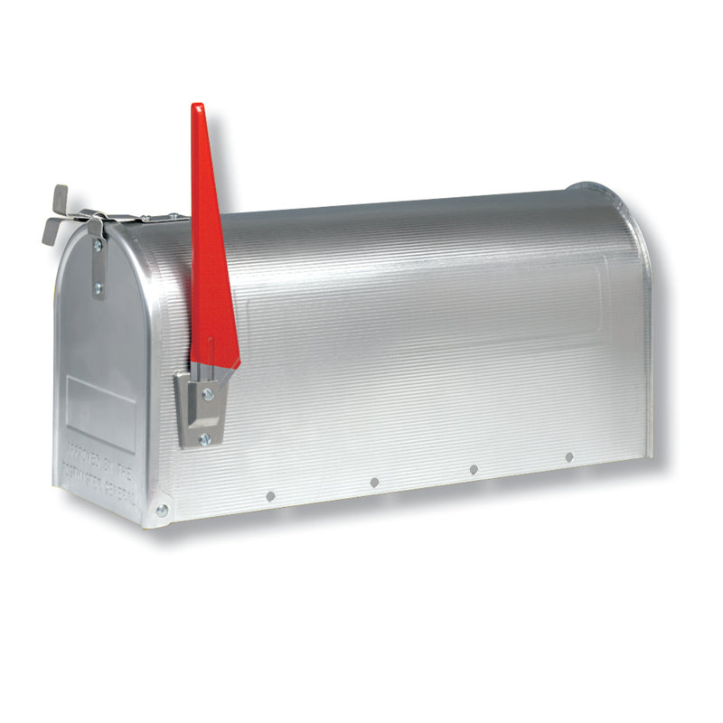 Aluminium Weatherproof US Mailbox, White