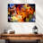 Abstract Stained Glass Canvas Print-44521376