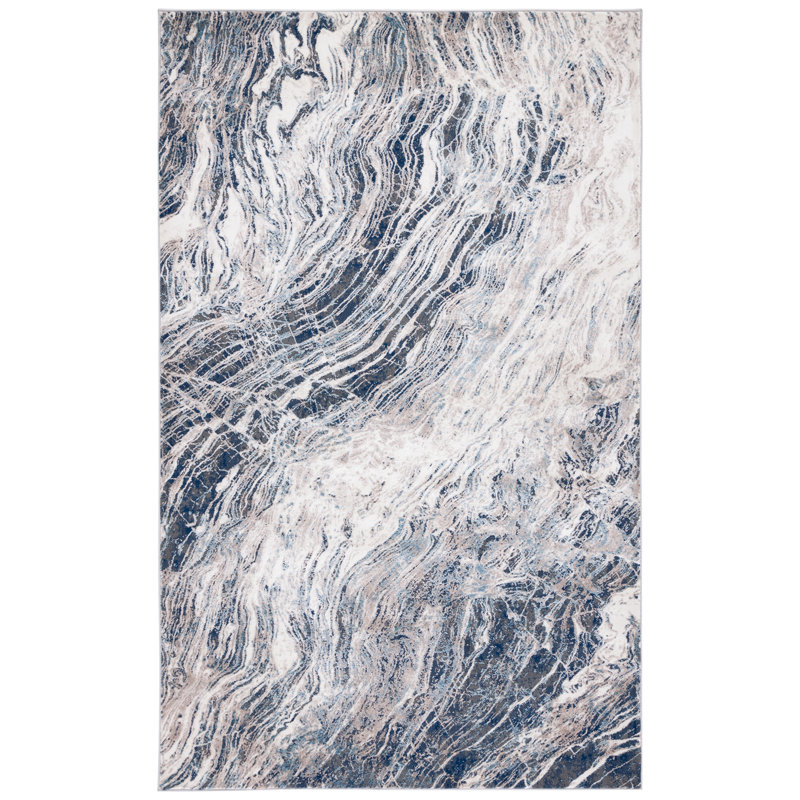 Tapis performance abstrait Vogue, Rectangle 5 pi 3 po x 7 pi 6 po
