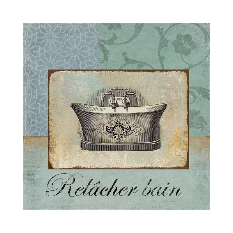 Relacher Bain by Aimee Wilson - Wrapped Canvas Print, 30.48 cm H x 30.48 cm W