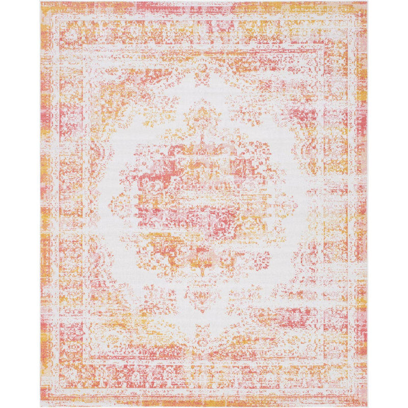 Oriental Indoor Rug, Rectangle 7'10" x 10'