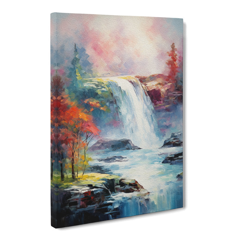 Waterfall Impressionism No.2 - Print, 76cm H x 50cm W x 3cm D