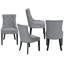 Chaise capitonnée capitonnée grise -580247408-665984342