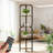 5-Tier LED Corner Shelf With Storage Rack, Metal Frame Display Bookshelf For Living Room, Bedroom, And Office Wall Corner Organization