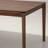 Solid wood teak simple rectangular dining table-102299191