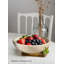  Vase en grès, vase en pierre beige large et peu profond pour jardins succulents, centres de mariage et décoration rustique moderne, 12,8 po de diamètre et 4 po de hauteur