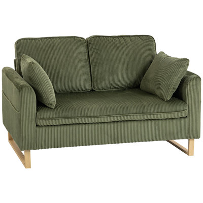 2 Seater Corduroy Loveseat