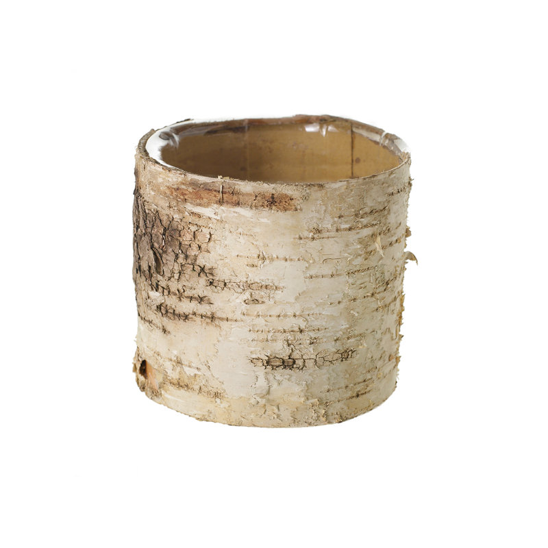 Darnetha Handmade Wood Pot Planter