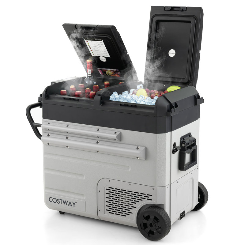 Costway 51 Quarts Ice Chest with wheels