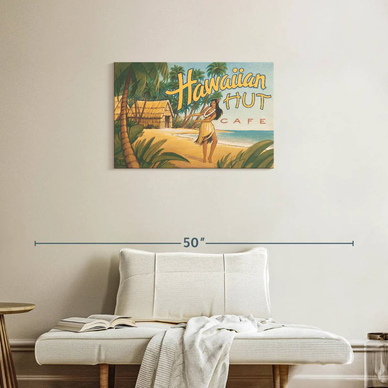 Gillard Hawaiian Hut Cafe, H 20 po x l 30 po