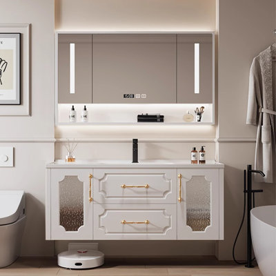 Armoire de salle de bain luxueuse de style français