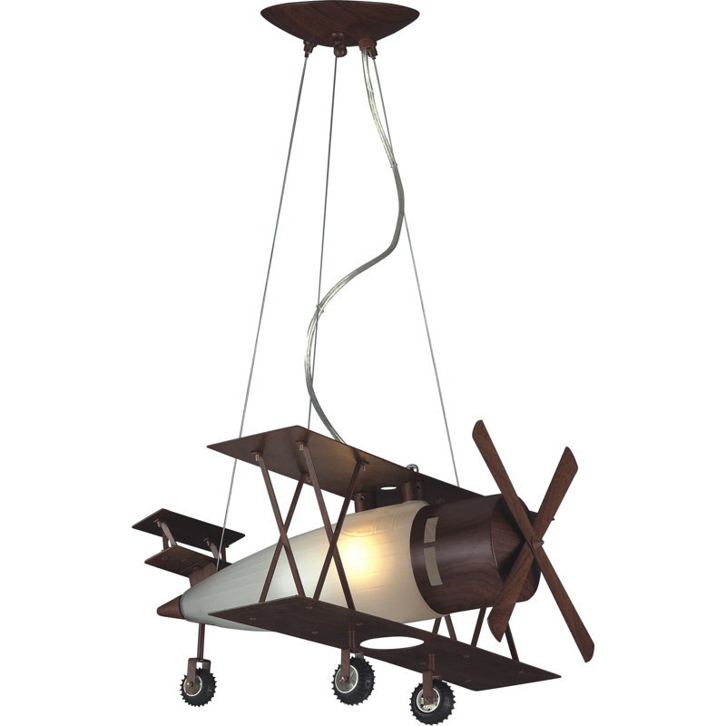 Jowers 1-Light Children's Chandelier, Brown