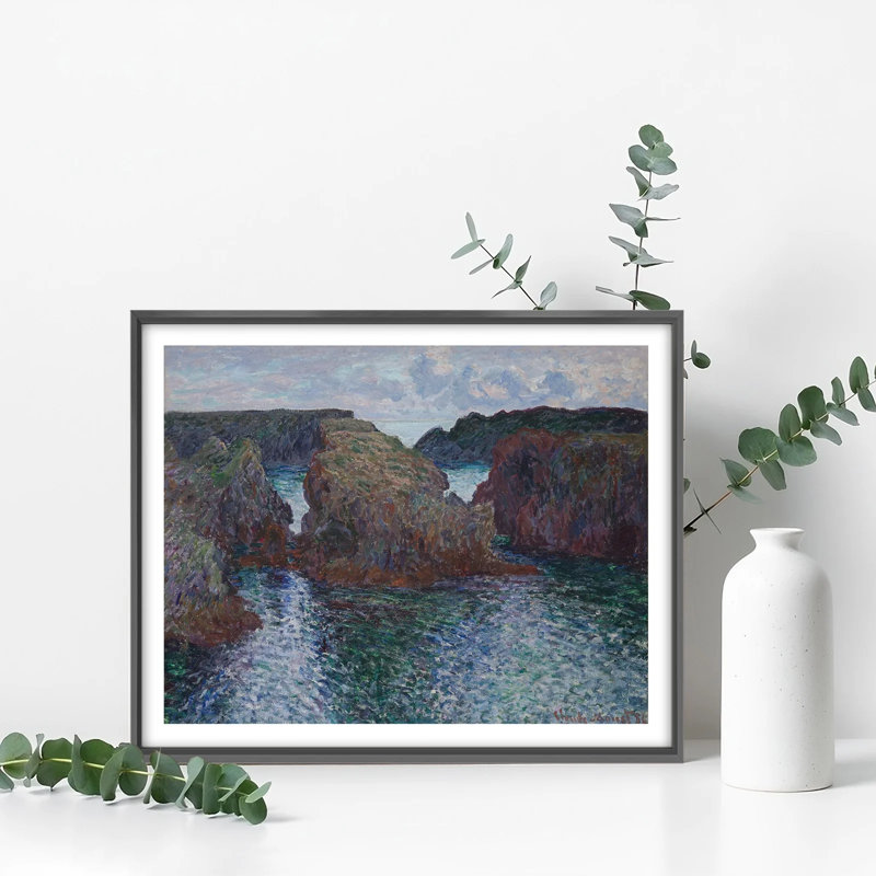 Reproduction d'art marin classique de Monet - Illuminez votre espace avec un chef-d'œuvre impressionniste, H 8 po x l 10 po