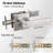 Satin Nickel Privacy (Bed & Bath) Door Lever