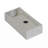 Ceramic Rectangle Wall Mount Bathroom Sink With Single Faucet Hole