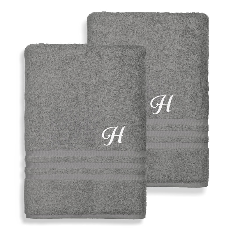 Denzi Midweight Bath Sheet, H, Dark Gray