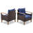 4-Piece Patio Seating Set With Wood Table-922795620