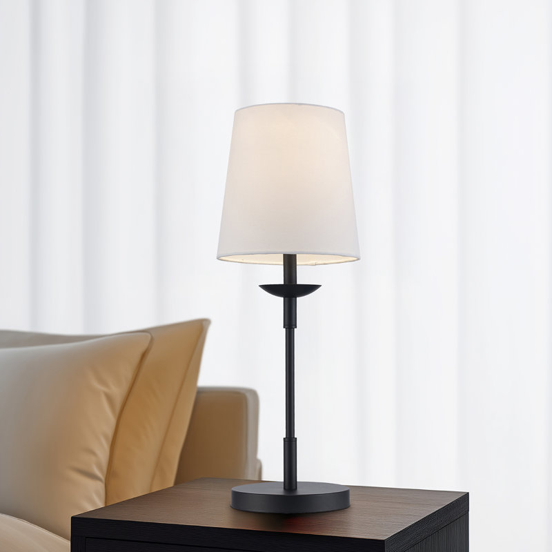 Lampe de table bol 1 lumière Ryn, Noir