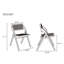 Chaise pliante - ensemble de 2-1890529362