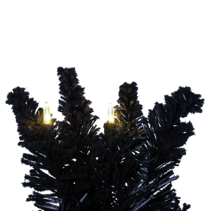 Couronne de sapin floconnée pré-éclairée Dura-Lit, H 30 po x l 30 po